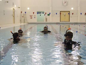 Training in the pool